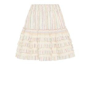 Misa Los Angeles Multicolor Striped A-Line Morya Skirt